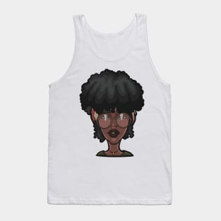 Natural Hair Diva Afro Queen Tank Top